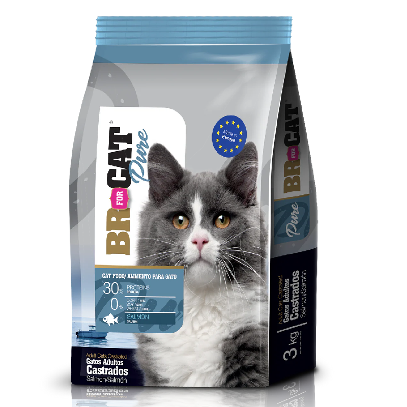 Br For Cat Adulto Castrado Salmón